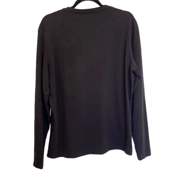 H & M Black Slim Fit Crewneck Long Sleeve Tee - Picture 2 of 4